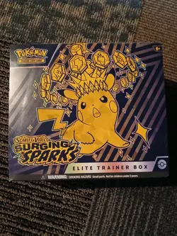 Pokemon TCG Surging Sparks Elite Trainer Box ETB New & Sealed - Image 1