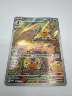 Dottler 184/182 - Pokemon Paradox Rift-ILLUSTRATION RARE HOLO - 2023 SV04 TCG - Image 2