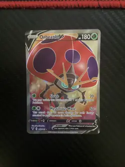 Pokemon - Orbeetle V (Full Art) Holo - SWSH04: Vivid Voltage 166/185 (NM) - Image 1