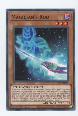 Yugioh Magician's Rod LDS3-EN086 Common 1st NM - Image 1