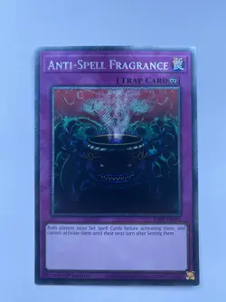 Yu-Gi-Oh RA02-EN076 Anti-Spell Fragrance Platinum Secret Rare 1st Edition TCG - Image 1