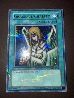 Yu-Gi-Oh! Graceful Charity -HL04-EN004- Ultra Parallel Rare - Unlimited NM! - Image 1