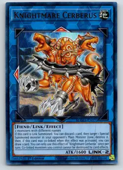 Knightmare Cerberus MAMA-EN070 Magnificent Mavens Yu-Gi-Oh 1st Edition NM - Image 1
