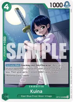 Kuina Legacy of the Master OP12-026 One Piece Card NM - Image 1