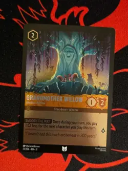 Lorcana Grandmother Willow - Ancient Advisor x1 NM *FOIL* from Winterspell (11) - Image 1