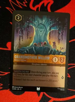 Lorcana Grandmother Willow - Ancient Advisor x1 NM *FOIL* from Winterspell (11) - Image 2