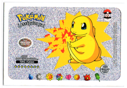 POKEMON - WHOS THAT POKEMON U * SHINY CHARMANDER * GLITTER FOIL CARD - Image 1