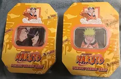 NEW - 2002 Lot Of 2 - SHONEN JUMP - NARUTO - Premium Trading Cards Tins - Panini - Image 1