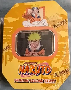 NEW - 2002 Lot Of 2 - SHONEN JUMP - NARUTO - Premium Trading Cards Tins - Panini - Image 3