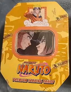 NEW - 2002 Lot Of 2 - SHONEN JUMP - NARUTO - Premium Trading Cards Tins - Panini - Image 4