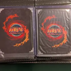 Bandai Naruto CCG The Final Valley Naruto & Sasuke Ninja Cards S113 S123 (2004) - Image 2
