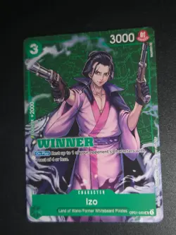 One Piece Card TCG - Izo (OP01-033) English Winner Card - Image 1