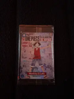 Sealed Gonzaga One Piece Collectors Card - Image 1