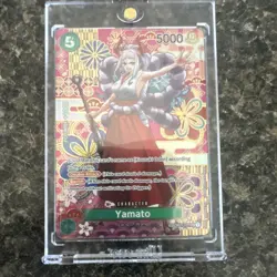 Bandai One Piece Card Game Yamato OP01-121 SP SEC Secret Rare Alt Art Foil EN - Image 1