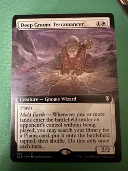 Deep Gnome Terramancer (Extended Art) - MTG CLB - M/NM Unplayed FAST2SHIP!! - Image 1