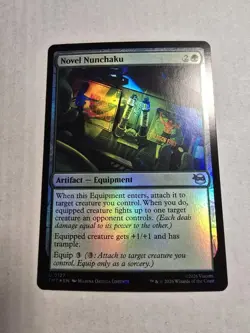 Novel Nunchaku (Foil) 0127 - TMT Teenage Mutant Ninja Turtles TMNT - MTG - NM/M - Image 1