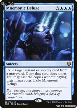 Mnemonic Deluge EN [CMR - 82] - NM TCG MTG - Image 1