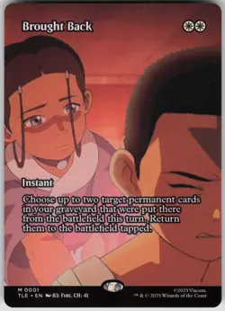 MTG Brought Back Borderless NM Avatar: The Last Airbender: Eternal Legal Magic 1 - Image 1