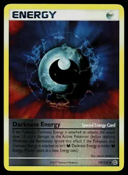 Pokemon Card - Darkness Energy Secret Wonders 129/132 Reverse Holo Uncommon - Image 1