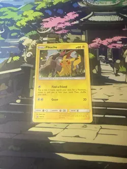 Pikachu COSMOS HOLO PROMO card - SM234 Black Star Promos 2019 Pokemon TCG LP/MP - Image 1