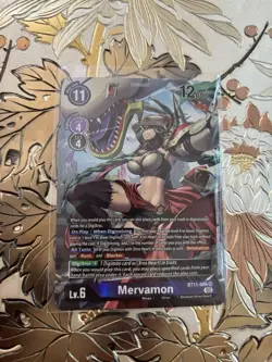 Digimon Card Game Mervamon BT11-086 SR Alt Art LP Lightly Played - Image 1