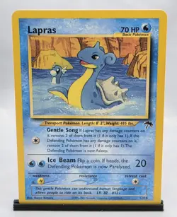 Pokemon Southern Islands Lapras 12/18 Reverse Holo Rare Vintage 2001 WOTC LP/NM - Image 1