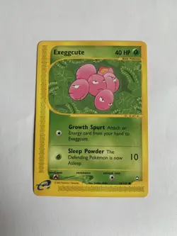 Exeggcute 76/147 Aquapolis - NM Pokemon e-series TCG - 2002 - Image 1