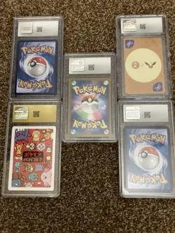 CGC Graded Japanese Pokemon TCG Holo Lot 5 Sylveon Espeon ex Umbreon - Image 2