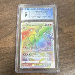 CGC 9 Charizard VSTAR Brilliant Stars Secret Rare Holo 174/172 ENG 2022 - Image 1