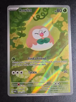 Rowlet 090/088 NM Perfect Order Holo Illustration Rare Pokemon - Image 1