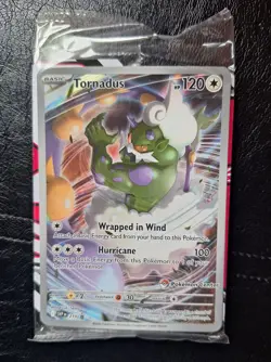 Tornadus 210 Sv: Scarlet & Violet Promo Pokemon Center Stamp FACTORY SEALED - Image 1