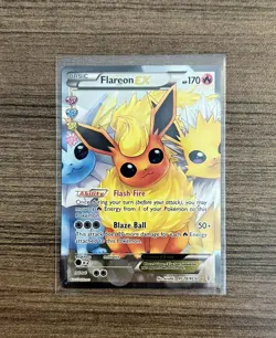 Flareon EX RC28/RC32 Generations Radiant Collection Full Art Holo LP Pokemon TCG - Image 1