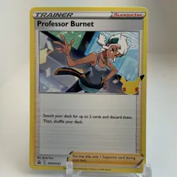 Professor Burnet Celebrations 25th Anniversary Black Star Promo SWSH167 NM - Image 1