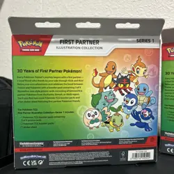 Pokemon First Partner Illustration Collection Series 1 New Sealed x2 - Image 2