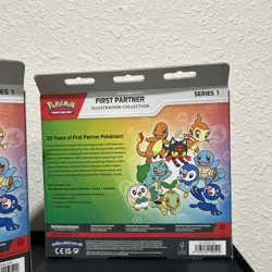 Pokemon First Partner Illustration Collection Series 1 New Sealed x2 - Image 3