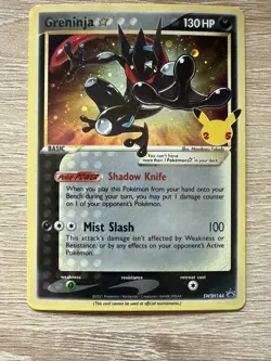 Greninja Gold Star SWSH144 Sword & Shield Promo Card Holo NM Condition - Image 5