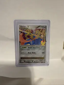 Zacian LV. X - Holo Promo SWSH135 Pokemon 25th Celebrations NM - Image 1