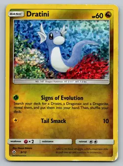 Dratini 009/012 Holo Promo McDonald's Promos 2018 Pokemon Holo Damaged - Image 1