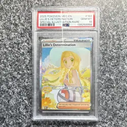 Lillie's Determination 184/132 ME01 Mega Evolution SIR Holo EN 2025 PSA 10 - Image 1