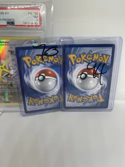 Arceus PSA 7, 2x Fennekin Pokemon centre NM. - Image 2