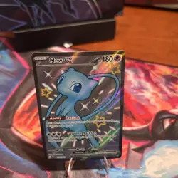 Pokemon TCG Mew EX 216/091 Paldean Fates Full Art Shiny Ultra Rare - Image 4