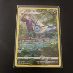 Pokemon Vaporeon TCG TG02/TG30 Brilliant Stars Trainer Gallery Ultra Rare Holo - Image 1