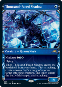 Thousand-Faced Shadow (Showcase) Kamigawa: Neon Dynasty PLD CARD ABUGames - Image 1