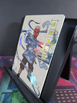 Sakonji Urokodaki Rare Card Demon Slayer Time Strata CCG Collectible Holo Accent - Image 2