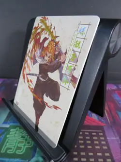 Kyojuro Rengoku Rare Card Demon Slayer Time Strata CCG Collectible Holo Accent - Image 2