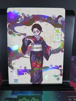 Tamayo Rare Card Demon Slayer Time Strata CCG Collectible Holo Accent - Image 1