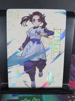 Aoi Kanzaki Rare Card Demon Slayer Time Strata CCG Collectible Holo Accent - Image 1
