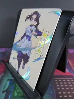 Aoi Kanzaki Rare Card Demon Slayer Time Strata CCG Collectible Holo Accent - Image 2