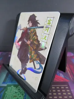 Giyu Tomioka Rare Card Demon Slayer Time Strata CCG Collectible Holo Accent - Image 2