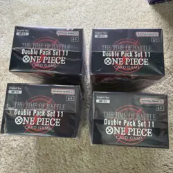 One Piece TCG: The Time Of Battle OP-16 Double Pack Set Lot of 4 Boxes English - Image 2
